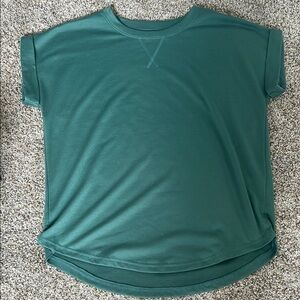 Maurices Green Cuffed Sleeve Relaxed T-Shirt